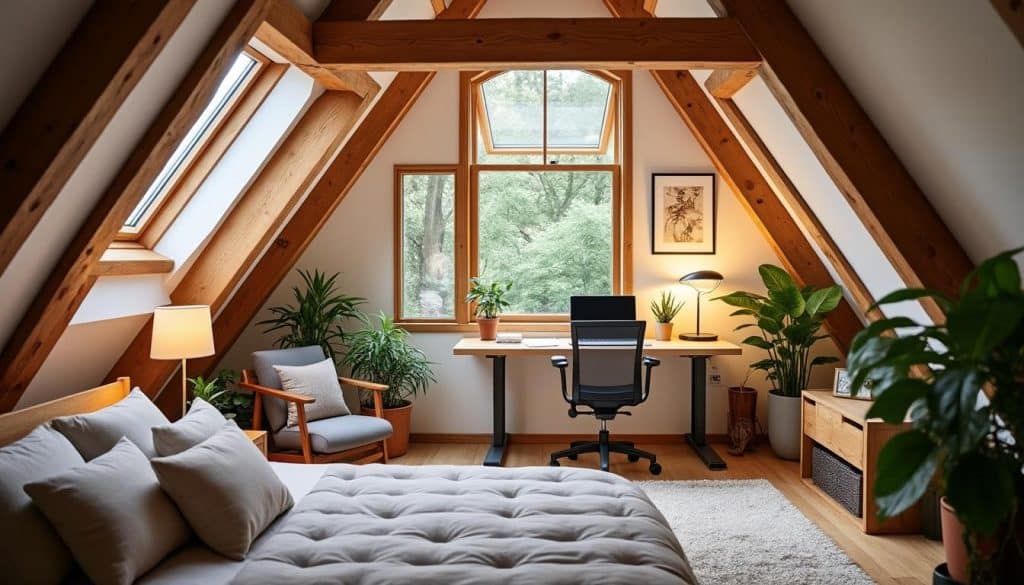 découvrez comment aménager un coin bureau ergonomique dans votre chambre mansardée. optimisez l'espace tout en alliant confort et style pour créer un environnement de travail agréable et fonctionnel.