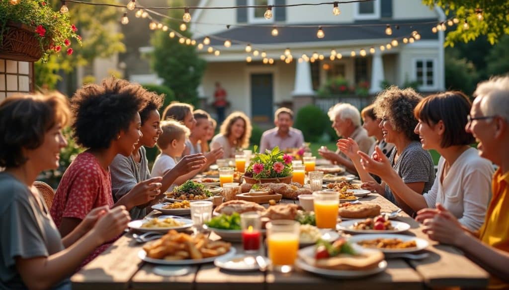 participez à des repas conviviaux de quartier pour tisser des liens solides entre voisins et partager des moments chaleureux. rejoignez notre initiative pour renforcer la cohésion sociale dans votre communauté tout en savourant des plats faits maison.